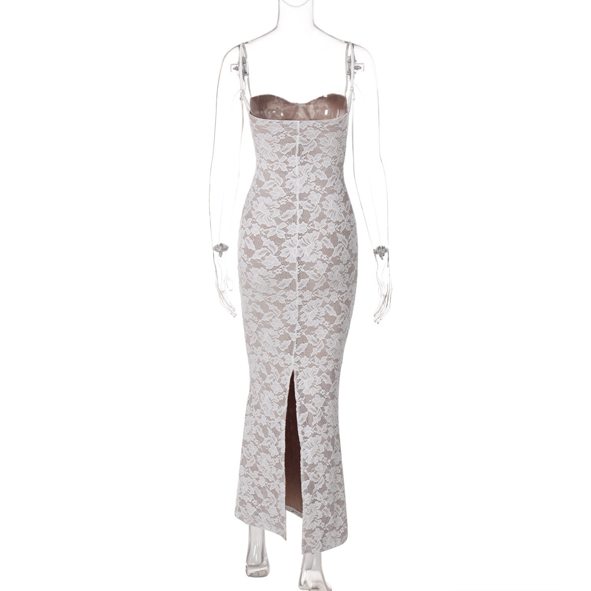 Elegant Floral Lace Maxi Dress - Bodycon Cami Mermaid Long Dress (Wholesale)